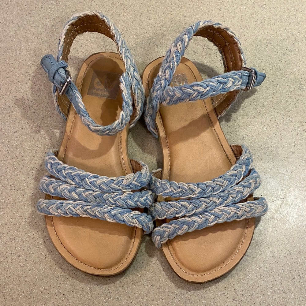 Dolce Vita Blue Braided Sandals